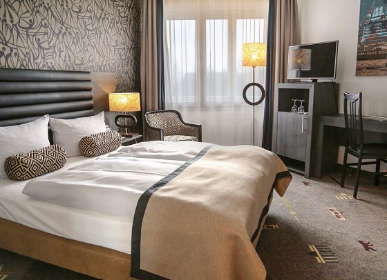 Park Hotel am Berliner Tor - Wohnbeispiel Doppelzimmer Standard (Zimmercodierung DG1)