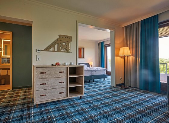 AALERNHÜS hotel & spa - Wohnbeispiel Juniorsuite (Zimmercodierung JB1)