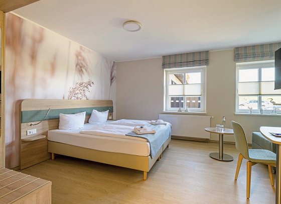 Nordsee-Hotel Arlau-Schleuse - Wohnbeispiel Doppelzimmer Komfort (Zimmercodierung DF1)
