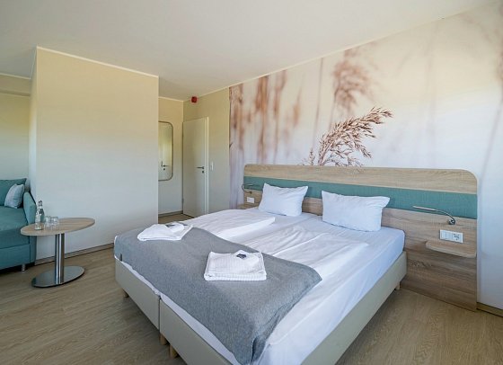 Nordsee-Hotel Arlau-Schleuse - Wohnbeispiel Doppelzimmer Komfort (Zimmercodierung DF1)
