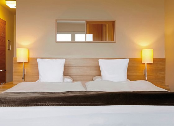 A-ROSA Sylt - Wohnbeispiel Doppelzimmer Deluxe (Zimmercodierung DD1)