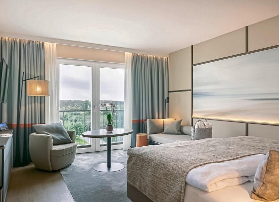 A-ROSA Sylt - Wohnbeispiel Doppelzimmer Komfort Landblick (Zimmercodierung DF1)