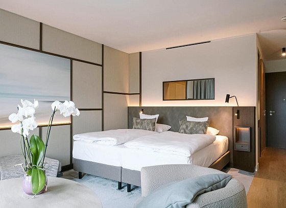 A-ROSA Sylt - Wohnbeispiel Doppelzimmer Komfort Landblick (Zimmercodierung DF1)
