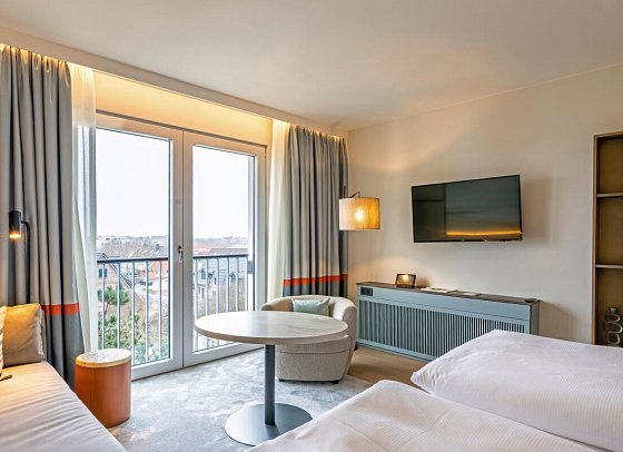 A-ROSA Sylt - Wohnbeispiel Doppelzimmer Komfort Landblick (Zimmercodierung DF1)