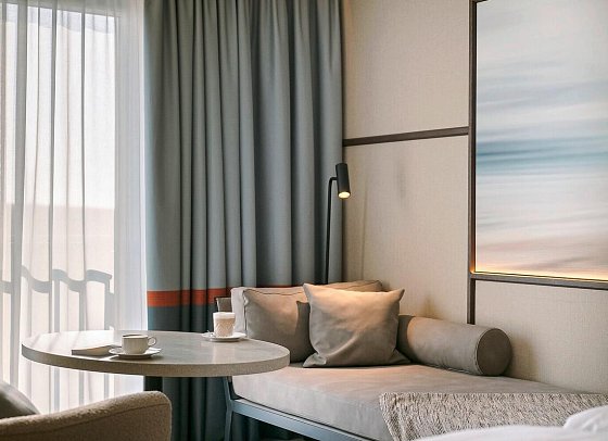 A-ROSA Sylt - Wohnbeispiel Doppelzimmer Komfort Landblick (Zimmercodierung DF1)