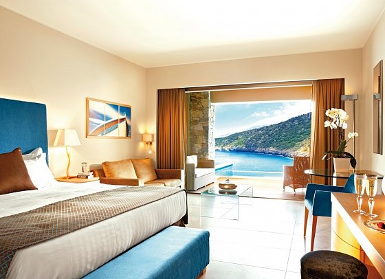 Daios Cove - Wohnbeispiel Doppelzimmer Deluxe Meerblick Individual Pool (Zimmercodierung DD1)