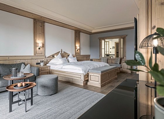 Alpenresort Schwarz - Wohnbeispiel Suite Sonnwiesen (Zimmercodierungen WF1 & WG3)