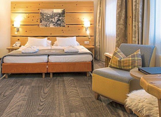 Ritzlerhof - Wohnbeispiel Doppelzimmer Jöchle (Zimmercodierung DB1)