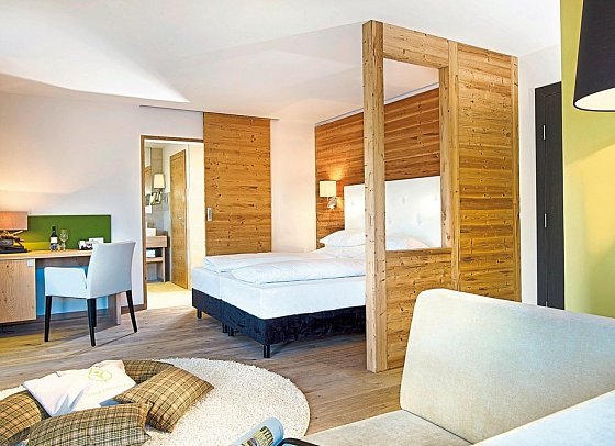 Ritzlerhof - Wohnbeispiel Juniorsuite Wetterkreuzkogel (Zimmercodierung JB1)