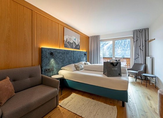 Das Unterrain Lifestyle Hotel - Wohnbeispiel Doppelzimmer Comfort (Zimmercodierung DF1)
