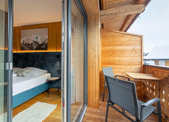 Das Unterrain Lifestyle Hotel - Wohnbeispiel Doppelzimmer Comfort (Zimmercodierung DF1)