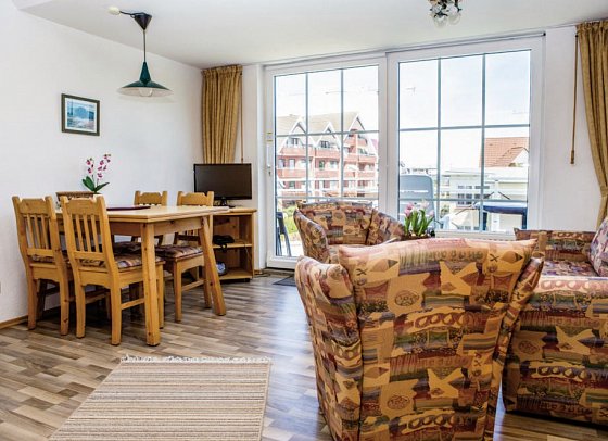 Pinamar-Miramar - Wohnbeispiel Appartement 1 Schlafzimmer (Zimmercodierung AB1)