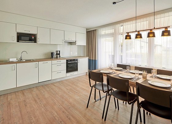 Ferien- und Freizeitpark Weissenhäuser Strand - Wohnbeispiel Gartenappartement 80 qm (Zimmercodierung PBG)