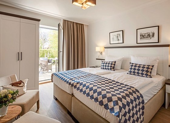 Strandgrün Golf- & Spa Resort - Wohnbeispiel Doppelzimmer Standard (Zimmercodierung DG1)