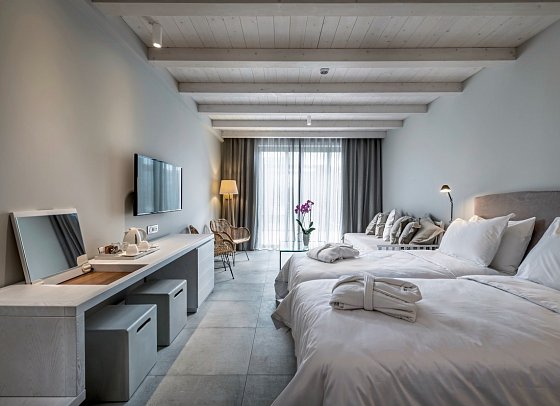 Caravia Beach Hotel - Wohnbeispiel Juniorsuite Swim-Up (Zimmercodierung JBQ)