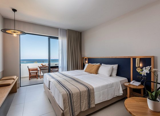 Smy Kos Beach & Splash - Wohnbeispiel Doppelzimmer Meerblick (Zimmercodierung D1M)