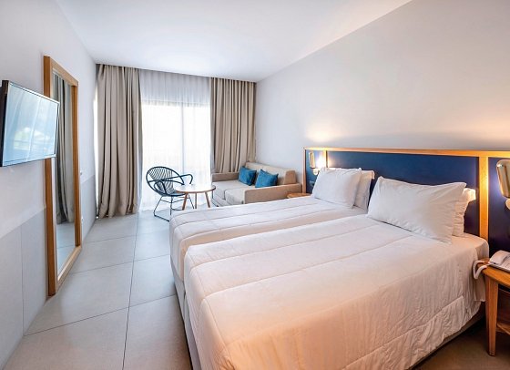 Smy Kos Beach & Splash - Wohnbeispiel Doppelzimmer Gartenblick (Zimmercodierungen D1G & ECG)