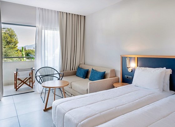 Smy Kos Beach & Splash - Wohnbeispiel Doppelzimmer Gartenblick (Zimmercodierungen D1G & ECG)