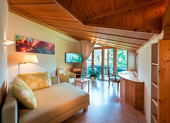 Naturhotel Ortners Eschenhof - Wohnbeispiel Familiensuite (Zimmercodierung WI1)