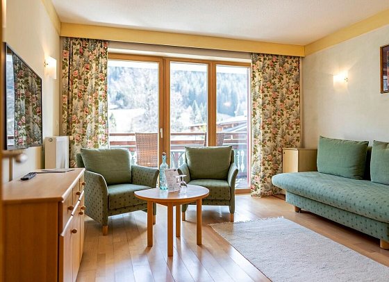 Naturhotel Ortners Eschenhof - Wohnbeispiel Familiensuite (Zimmercodierung WI1)