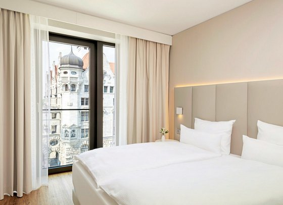 NH Leipzig Zentrum - Wohnbeispiel Doppelzimmer Standard (Zimmercodierungen DG3 & DC1)