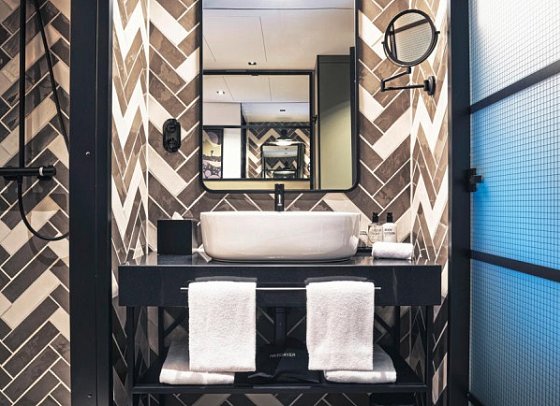 AMERON München Motorworld - Beispiel Bad Doppelzimmer (Zimmercodierung DB1)