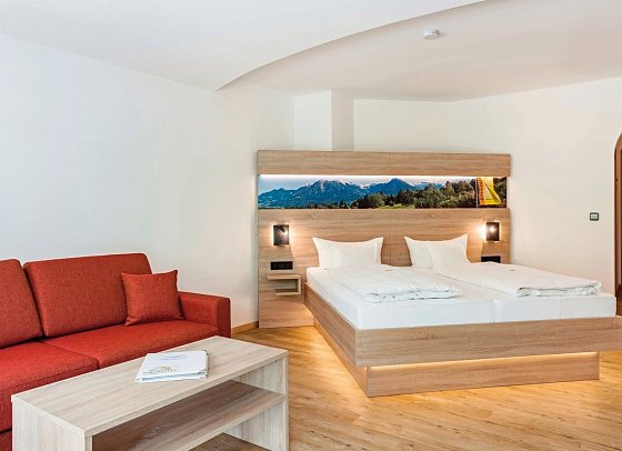 Ringhotel Nebelhornblick - Wohnbeispiel Doppelzimmer Standard (Zimmercodierungen DG1 & DC2)