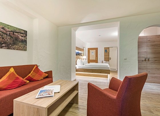 Ringhotel Nebelhornblick - Wohnbeispiel Doppelzimmer Komfort Panoramablick (Zimmercodierung DF1)