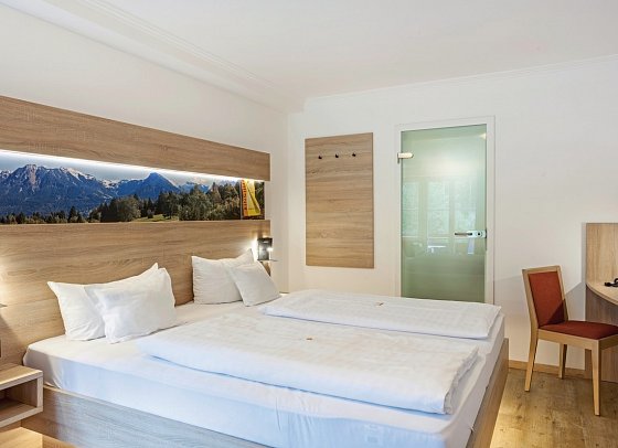 Ringhotel Nebelhornblick - Wohnbeispiel Doppelzimmer Standard (Zimmercodierungen DG1 & DC2)