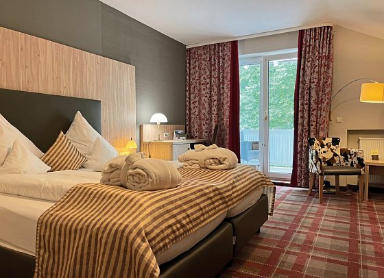 Ringhotel Sonneck - Wohnbeispiel Doppelzimmer Balkon (Zimmercodierung DB2)