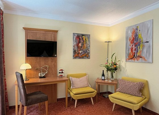 Ringhotel Sonneck - Wohnbeispiel Doppelzimmer Balkon (Zimmercodierung DB2)