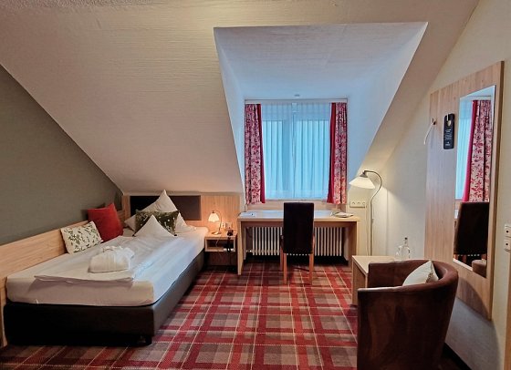 Ringhotel Sonneck - Wohnbeispiel Einzelzimmer (Zimmercodierung EB1)