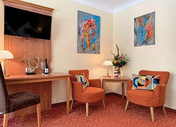 Ringhotel Sonneck - Wohnbeispiel Doppelzimmer Balkon (Zimmercodierung DB2)