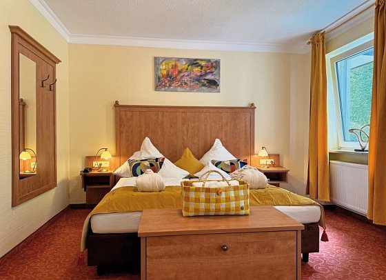 Ringhotel Sonneck - Wohnbeispiel Doppelzimmer Balkon (Zimmercodierung DB2)