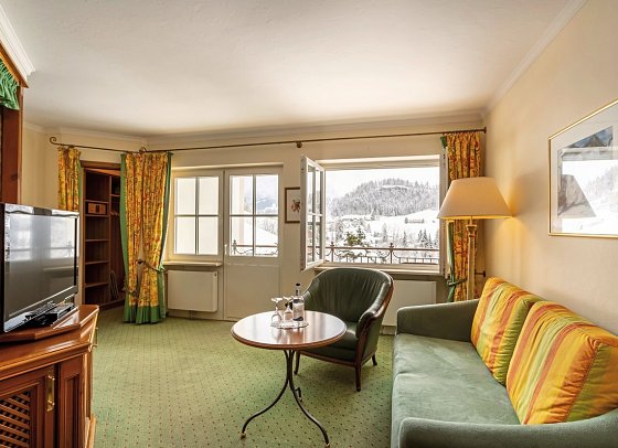Alpenhotel Oberstdorf - ein Rovell Hotel - Wohnbeispiel Doppelzimmer Komfort Balkon oder Terrasse (Zimmercodierung DB2)