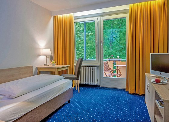 Hotel Bayern Vital - Wohnbeispiel Einzelzimmer (Zimmercodierung EB1)