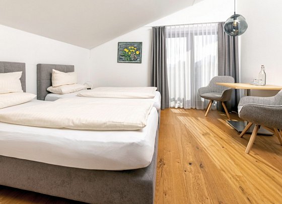 Sporthotel Wilder Kaiser - Wohnbeispiel Doppelzimmer Standard (Zimmercodierungen DG1, DC1 & FV1)