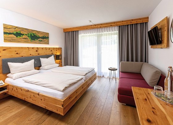 Sporthotel Wilder Kaiser - Wohnbeispiel Doppelzimmer Standard (Zimmercodierungen DG1, DC1 & FV1)