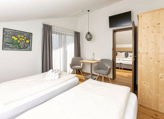 Sporthotel Wilder Kaiser - Wohnbeispiel Doppelzimmer Standard (Zimmercodierungen DG1, DC1 & FV1)