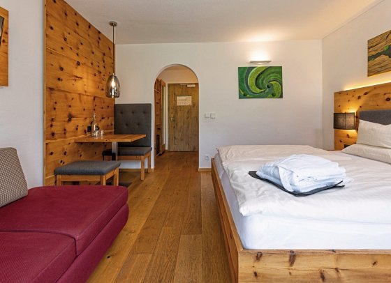 Sporthotel Wilder Kaiser - Wohnbeispiel Doppelzimmer Standard (Zimmercodierungen DG1, DC1 & FV1)