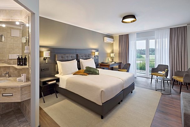 Dorint Marc Aurel Resort Bad Gögging - Wohnbeispiel Doppelzimmer Superior/Deluxe (Zimmercodierungen DS1 & DD1)