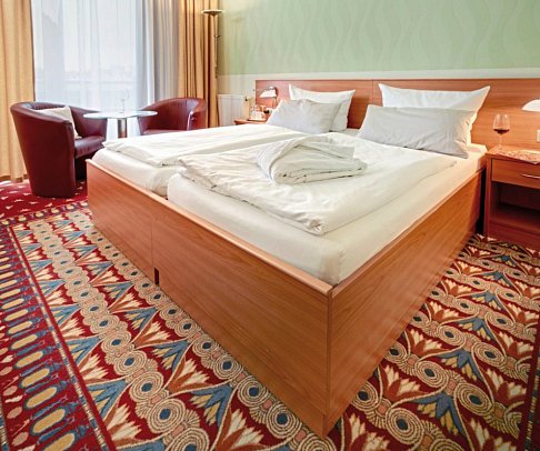 Kurhotel Pyramide - Wohnbeispiel Doppelzimmer Komfort (Zimmercodierungen DE1, DF1, DX2 & DX3)