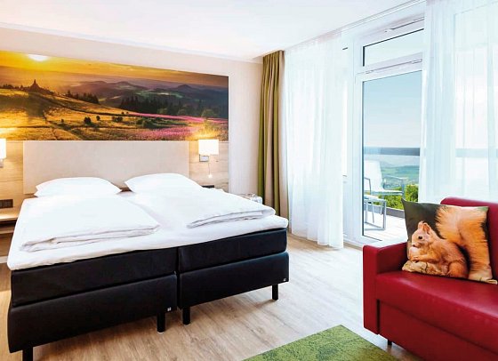 Rhön Park Aktiv Resort - Wohnbeispiel Studio Deluxe (Zimmercodierungen SD1, SD2, SB8, SB9, AB3, AB4, AB5 & AB6)