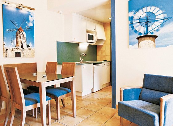Occidental Playa de Palma - Wohnbeispiel Appartement 1 Schlafzimmer (Zimmercodierung AB1)