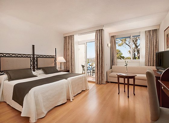Hipotels Eurotel Punta Rotja - Wohnbeispiel Doppelzimmer Economy (Zimmercodierung DE1)