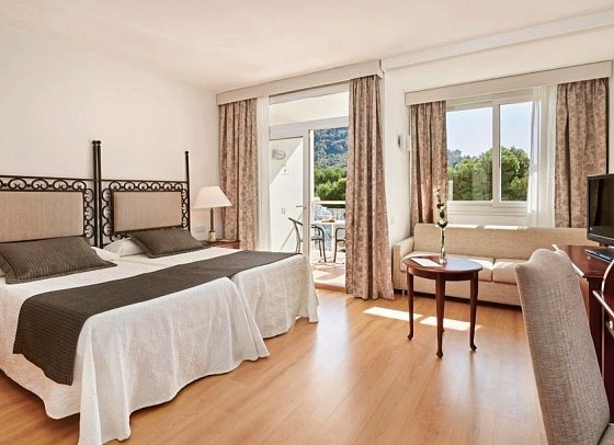 Hipotels Eurotel Punta Rotja - Wohnbeispiel Doppelzimmer (Zimmercodierungen DBN & DCN)