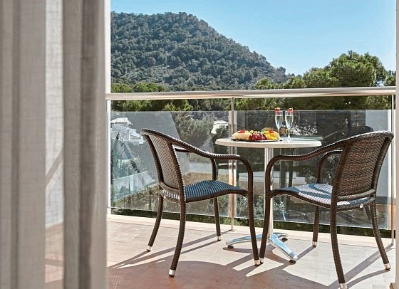 Hipotels Eurotel Punta Rotja - Beispiel Balkon (Zimmercodierungen DBN & DCN)