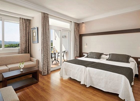 Hipotels Eurotel Punta Rotja - Wohnbeispiel Doppelzimmer Select Meerblick (Zimmercodierung DNM)