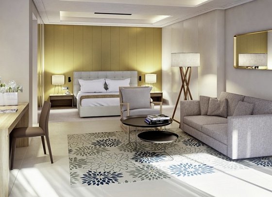 GPRO Valparaíso Palace & Spa - Wohnbeispiel Juniorsuite Hafenblick (Zimmercodierung JBH)