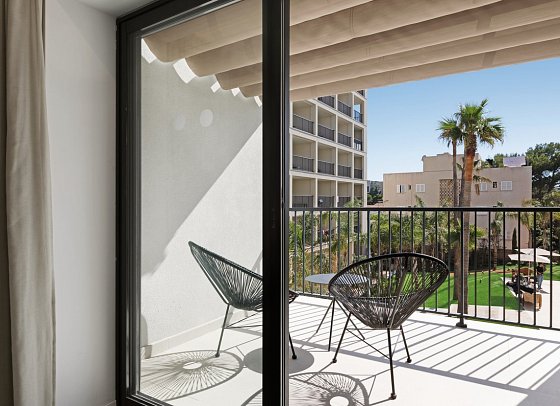 Paradiso Garden - Wohnbeispiel Doppelzimmer Premium (Zimmercodierungen DM1 & DM2)